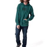 Poleron Hombre Fleece Cat Logo Pull Verde