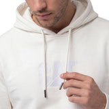 Polerón Con Gorro Hombre Cat Logo Blanco Cat