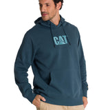 Polerón Fleece Hombre Hoody CAT Logo Azul CAT