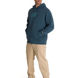 Polerón Fleece Hombre Hoody CAT Logo Azul CAT