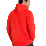 Polerón Fleece Hombre Hoody CAT Logo Rojo CAT