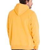 Poleron Casual Unisex Fleece Cat Logo Pullover Hoodie Amarillo Cat