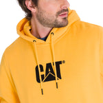 Poleron Casual Unisex Fleece Cat Logo Pullover Hoodie Amarillo Cat