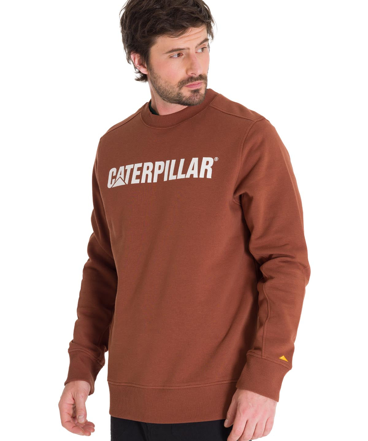 Polerón Unisex Caterpillar Logo Crewneck Terracota Cat