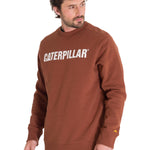 Polerón Unisex Caterpillar Logo Crewneck Terracota Cat