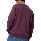 Polerón Crewneck Hombre Logo Caterpillar Burdeo