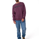 Polerón Crewneck Hombre Logo Caterpillar Burdeo