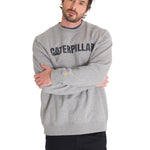 Polerón Unisex Caterpillar Logo Crewneck Gris Cat