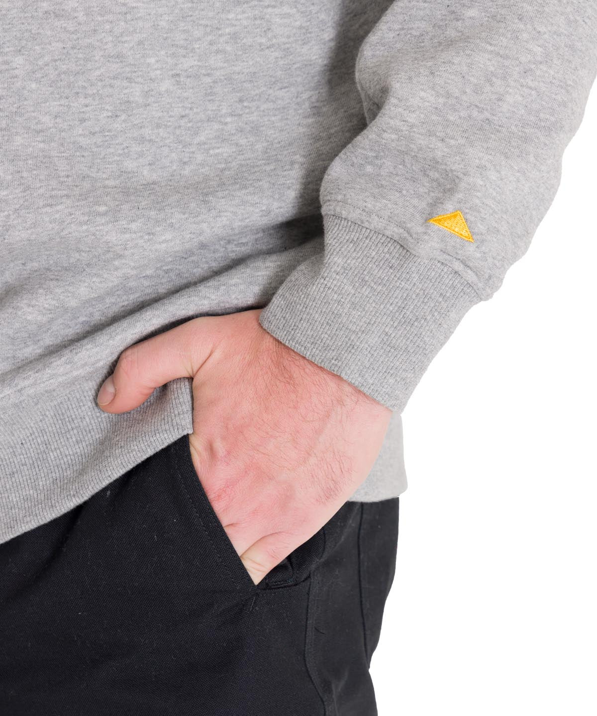 Polerón Unisex Caterpillar Logo Crewneck Gris Cat