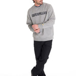 Polerón Unisex Caterpillar Logo Crewneck Gris Cat