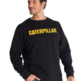 Polerón Crewneck Hombre Logo Caterpillar Negro CAT