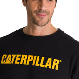 Polerón Crewneck Hombre Logo Caterpillar Negro CAT