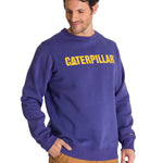 Polerón Crewneck Hombre Logo Caterpillar Azul CAT