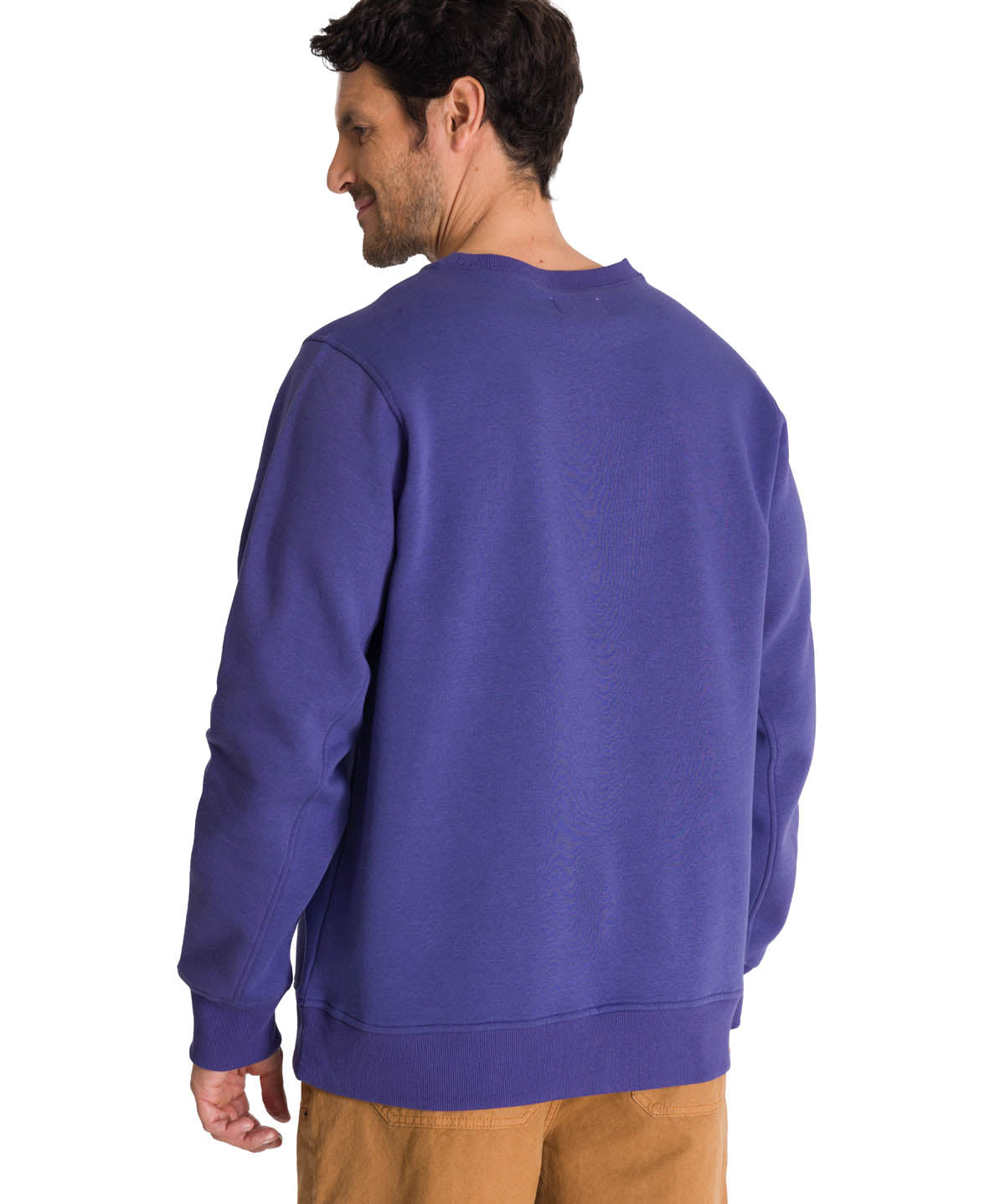 Polerón Crewneck Hombre Logo Caterpillar Azul CAT