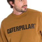 Polerón Unisex Caterpillar Logo Crewneck Café Cat