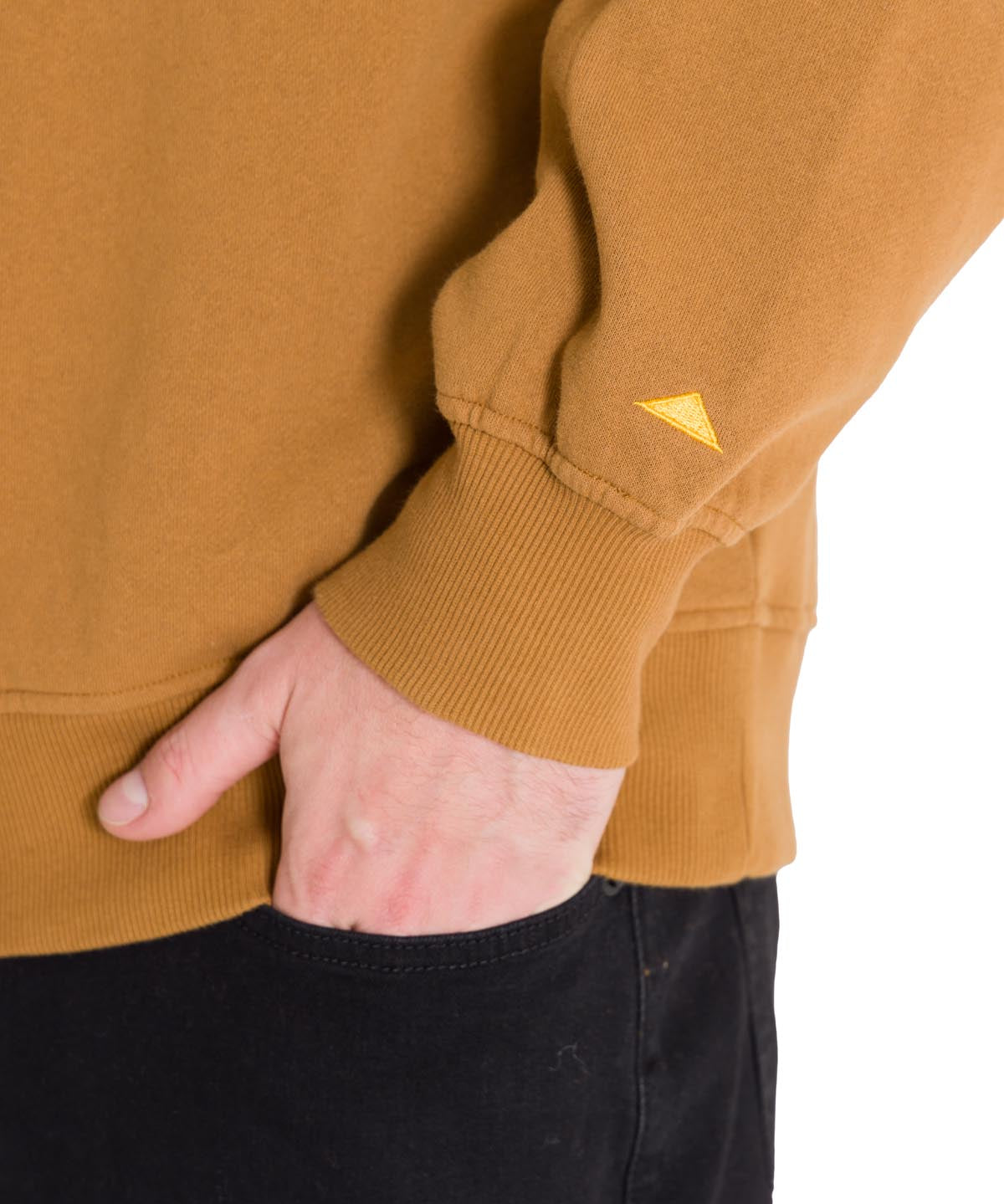 Polerón Unisex Caterpillar Logo Crewneck Café Cat