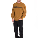 Polerón Unisex Caterpillar Logo Crewneck Café Cat