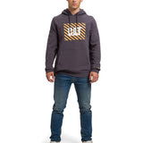 Polerón Manga Larga Unisex Graphic Pullover Hoodie Gris Oscuro Cat