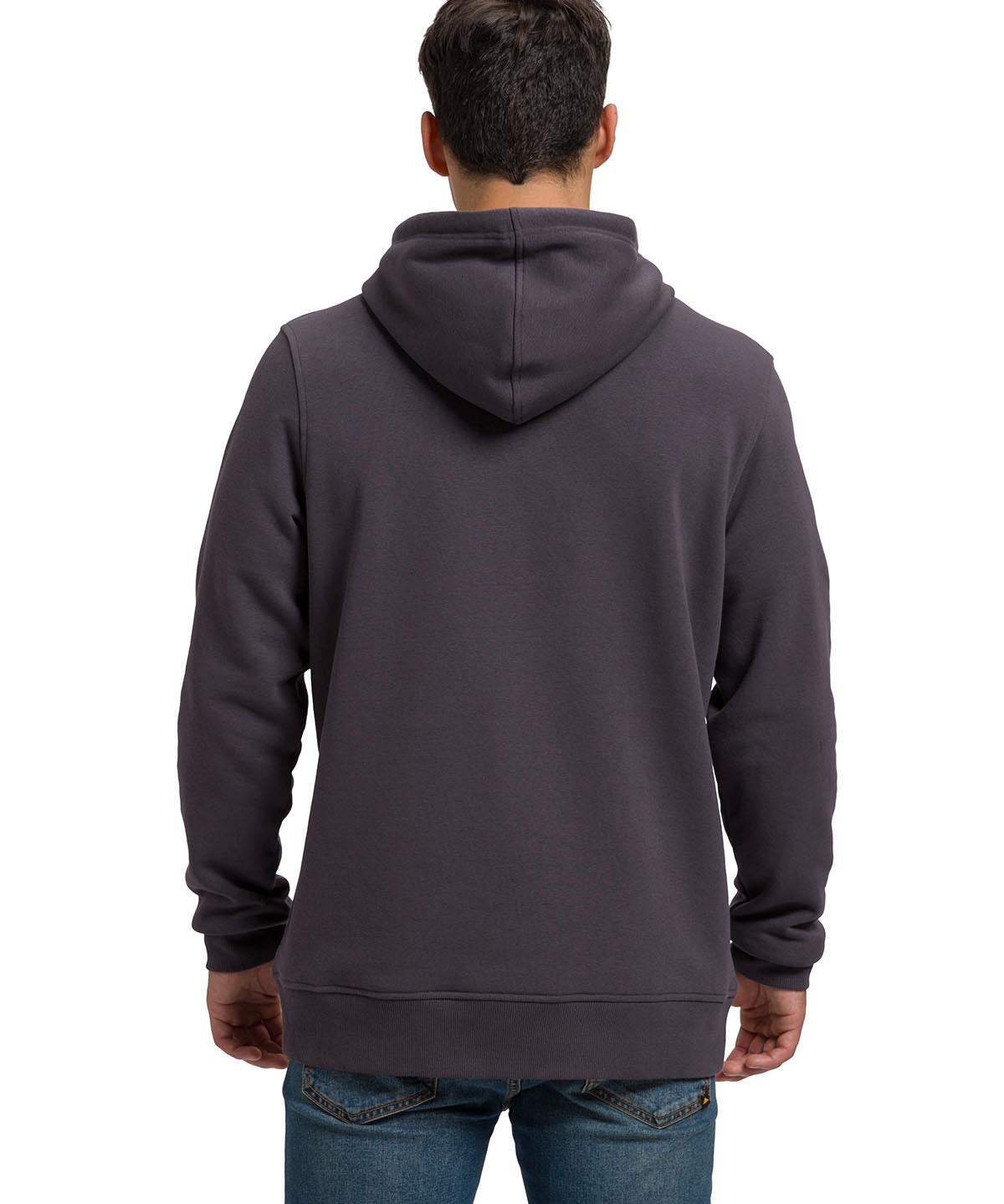 Polerón Manga Larga Unisex Graphic Pullover Hoodie Gris Oscuro Cat