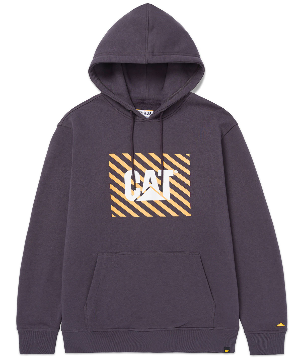 Polerón Manga Larga Unisex Graphic Pullover Hoodie Gris Oscuro Cat