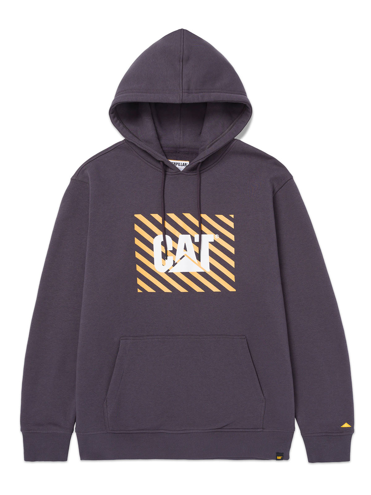 Polerón Manga Larga Unisex Graphic Pullover Hoodie Gris Oscuro Cat
