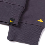 Polerón Manga Larga Unisex Graphic Pullover Hoodie Gris Oscuro Cat