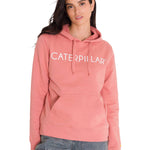 Polerón Con Gorro Mujer Logo Caterpillar Terracota CAT