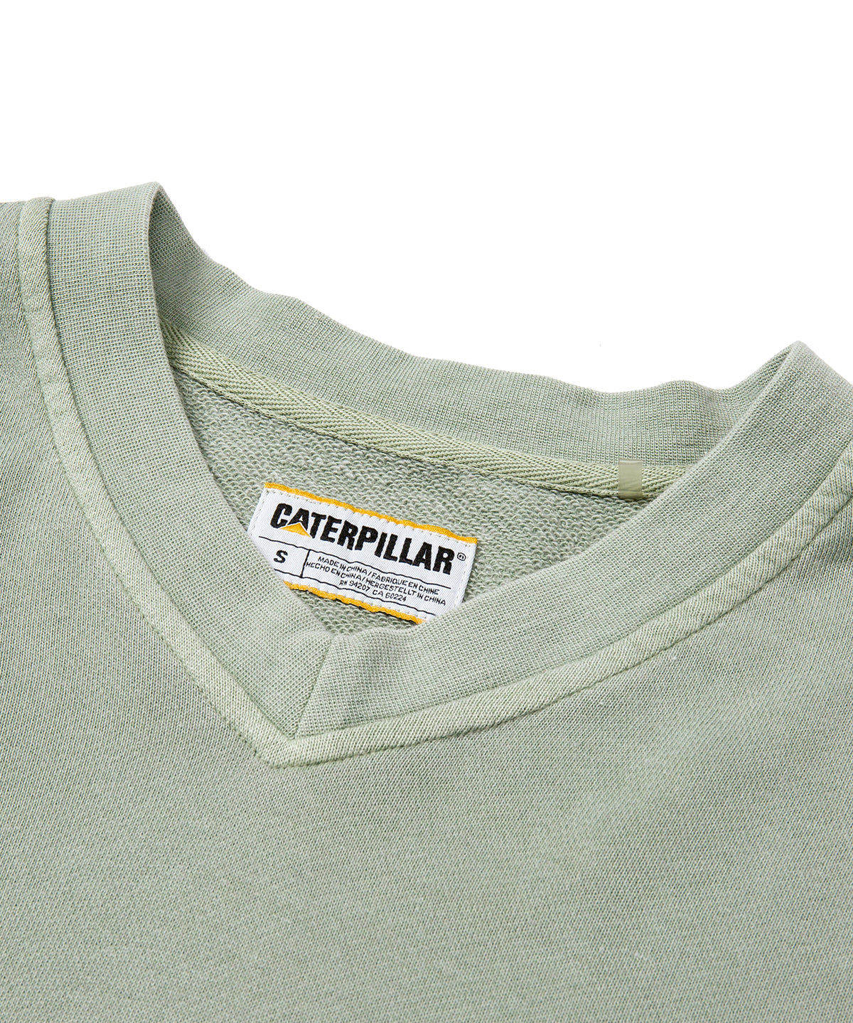 Polerón Casual Mujer OVERSIZE VNECK PULLOVER SWEATSHIRT Verde CAT