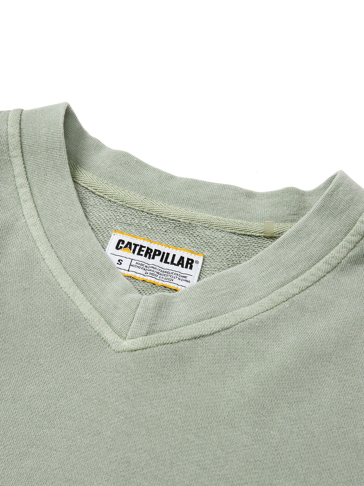 Polerón Casual Mujer OVERSIZE VNECK PULLOVER SWEATSHIRT Verde CAT
