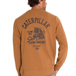 Polerón Manga Larga Hombre Graphic French Terry Crewneck Caramelo Cat