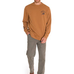 Polerón Manga Larga Hombre Graphic French Terry Crewneck Caramelo Cat