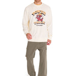 Polerón Manga Larga Unisex Diseño French Terry Amarillo Cat