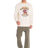 Polerón Manga Larga Unisex Diseño French Terry Amarillo Cat