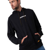 Polerón Con Gorro Hombre Diseño French Terry Negro Cat