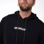 Polerón Con Gorro Hombre Diseño French Terry Negro Cat