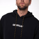 Polerón Con Gorro Hombre Diseño French Terry Negro Cat