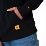 Polerón Con Gorro Hombre Diseño French Terry Negro Cat