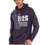 Polerón Manga Larga Hombre PREMIUM GRAPHIC PULLOVER Azul Marino Cat