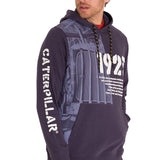 Polerón Manga Larga Hombre PREMIUM GRAPHIC PULLOVER Azul Marino Cat