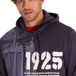 Polerón Manga Larga Hombre PREMIUM GRAPHIC PULLOVER Azul Marino Cat