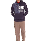 Polerón Manga Larga Hombre PREMIUM GRAPHIC PULLOVER Azul Marino Cat