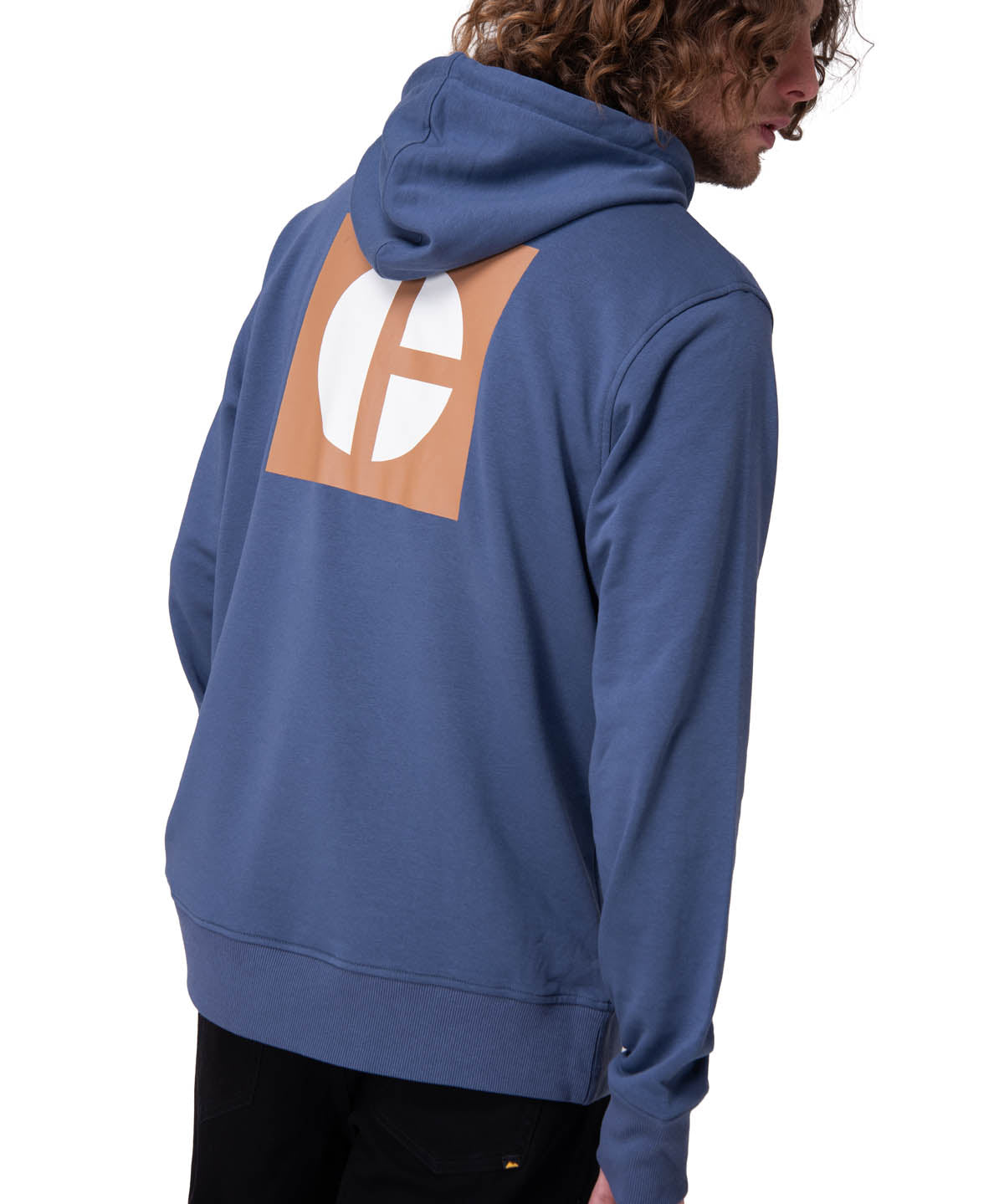 Poleron Hombre Graphic French Terry Azul