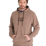Polerón Manga Larga Hombre PREMIUM GRAPHIC PULLOVER Café Claro Cat