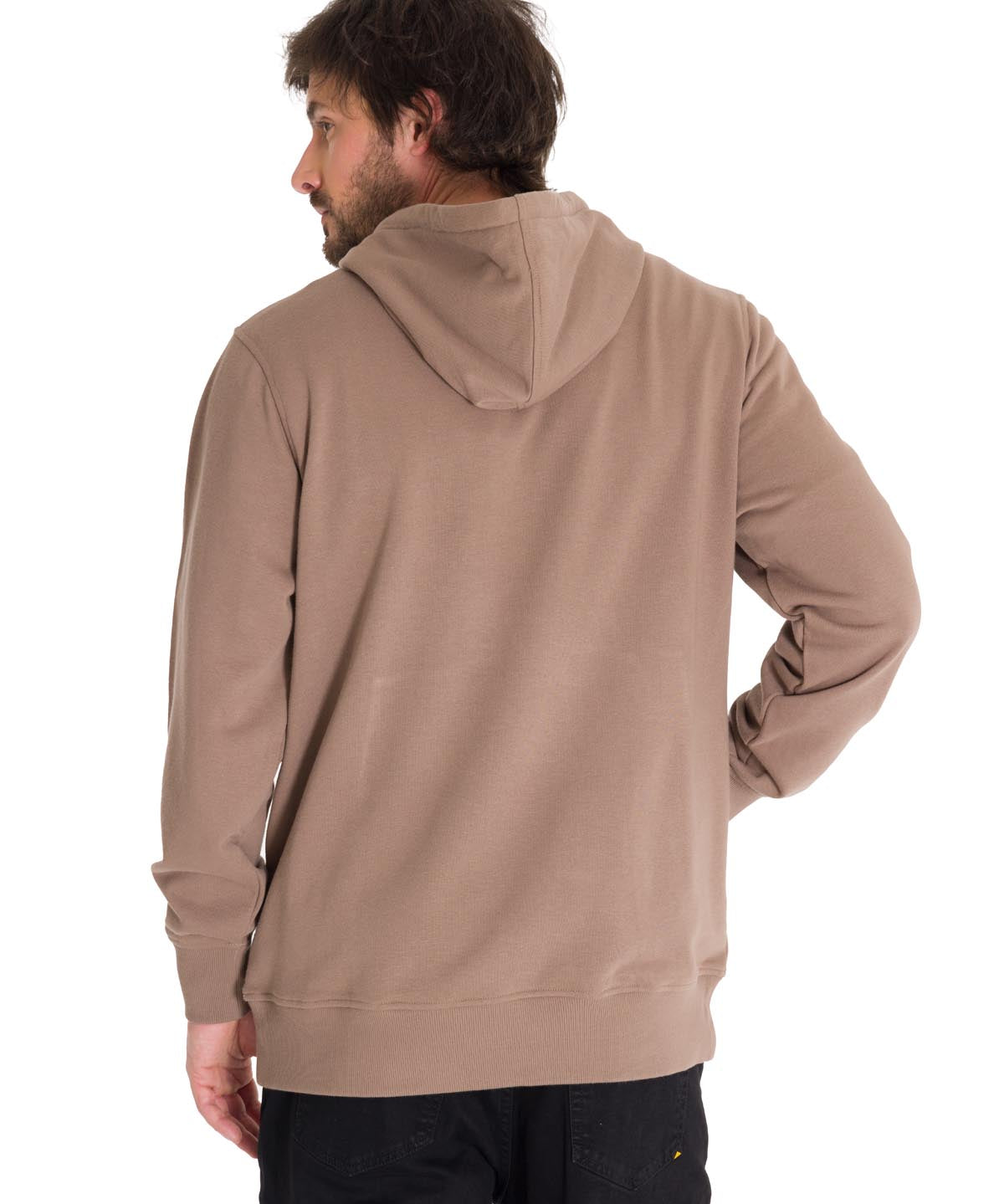 Polerón Manga Larga Hombre PREMIUM GRAPHIC PULLOVER Café Claro Cat