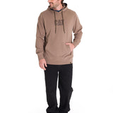 Polerón Manga Larga Hombre PREMIUM GRAPHIC PULLOVER Café Claro Cat