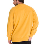 Polerón Manga Larga Hombre Premium Wash Crew Neck Amarillo Cat