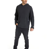 Polerón Con Gorro Hombre Waffle-Knit Grafito CAT