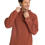 Polerón Con Gorro Hombre Waffle-Knit Terracota CAT