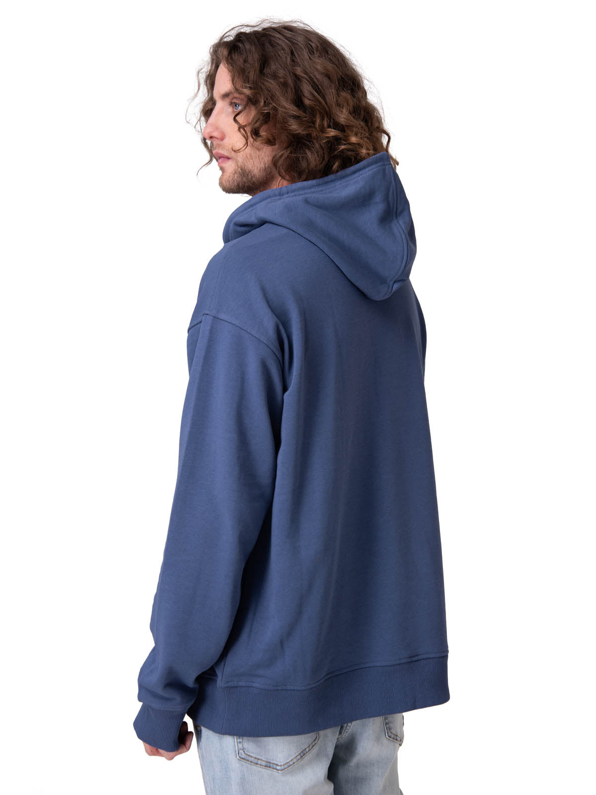 Poleron Hombre Relaxed French Terry Azul