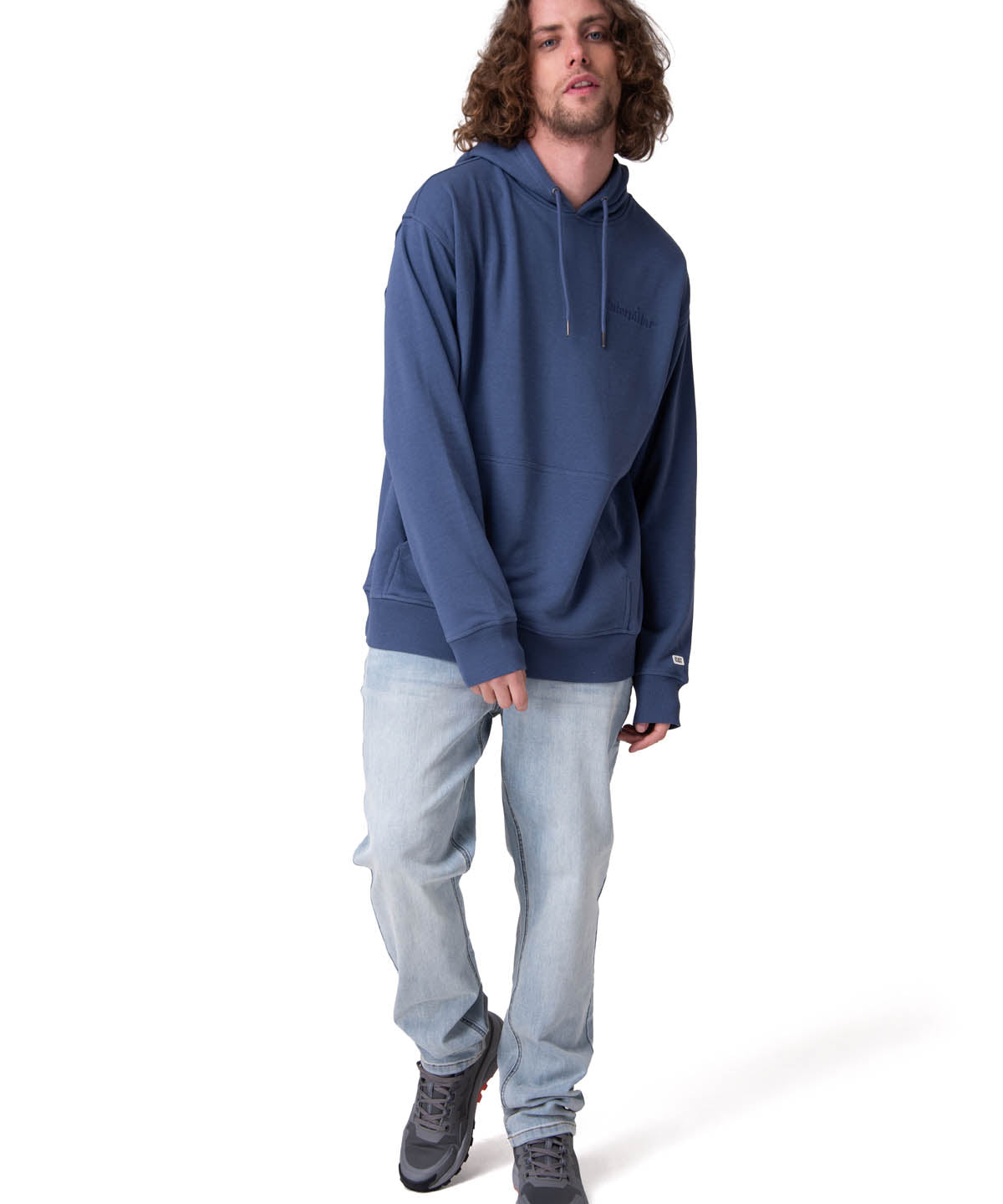Poleron Hombre Relaxed French Terry Azul